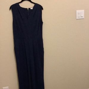 Blue dark blue jumpsuit